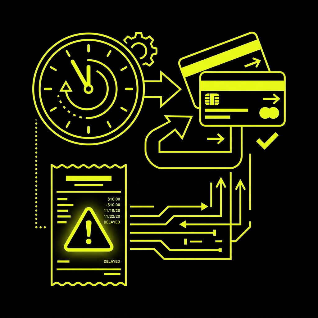 Delayed payment troubleshooting graphic