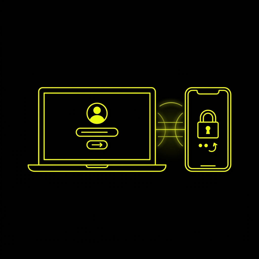 Desktop and Mobile Sign In illustration
