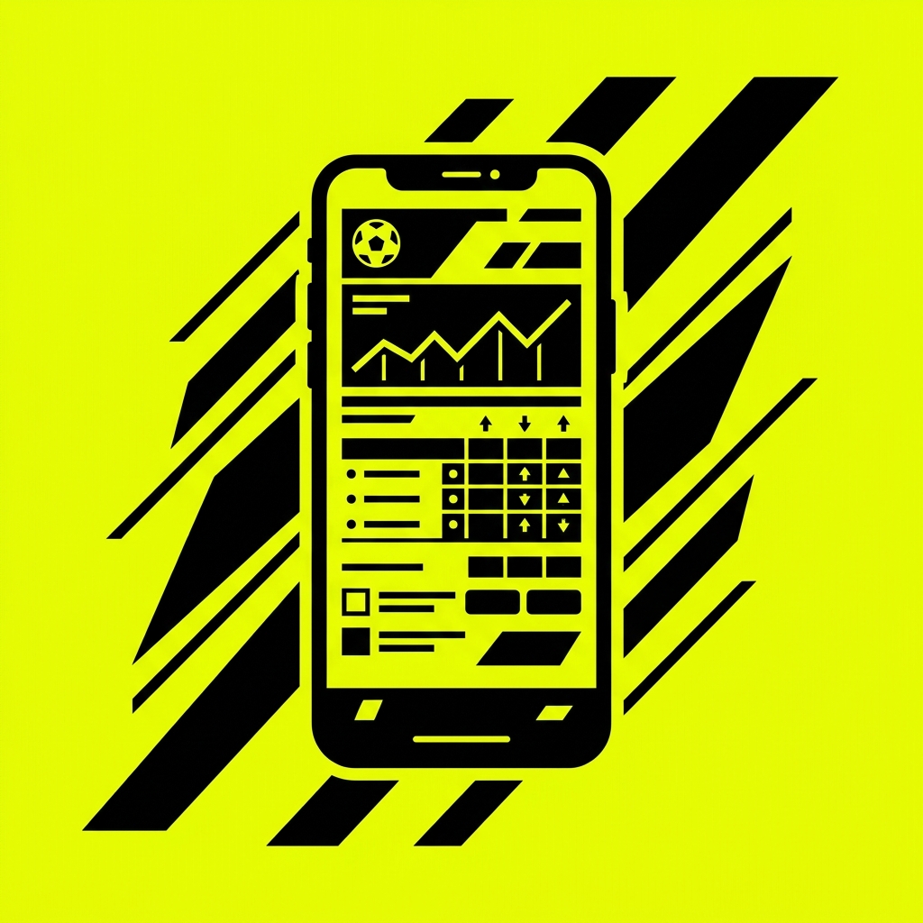 Mobile app preview mockup showcasing Parimatch interface on screen