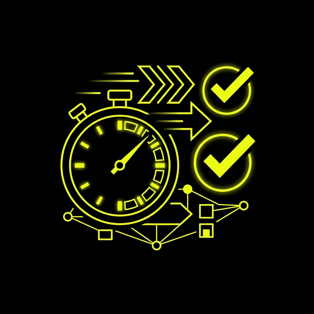 Withdrawal timings and stopwatch illustration